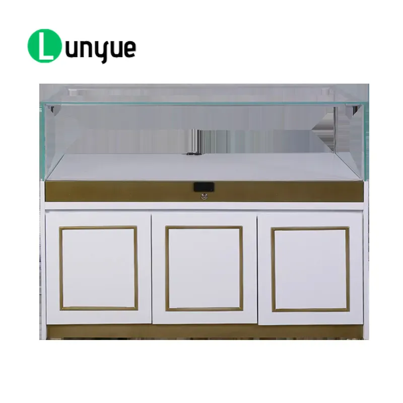 Luxury Skincare Samples - Wooden Display Cabinet for Design Showroom