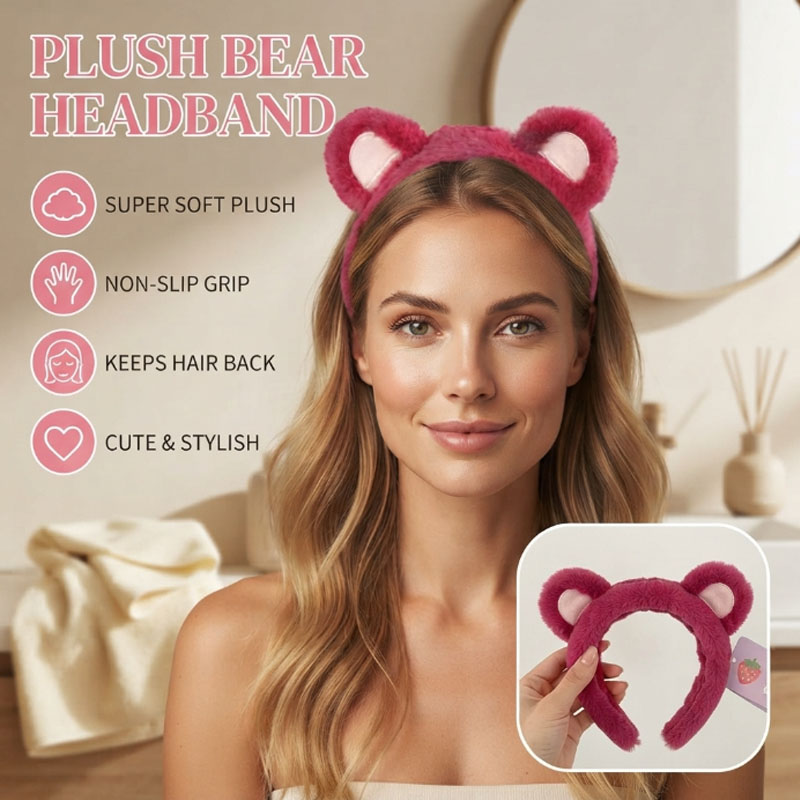 Luxury Skincare Gifts For Women - Luxury Velvet Anti-Slip Headband for Women,