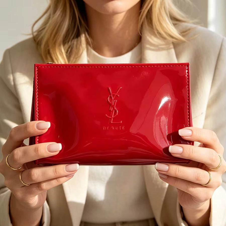 YSL Red Patent Leather Cosmeti - Luxury Skincare Samples 评论和价格