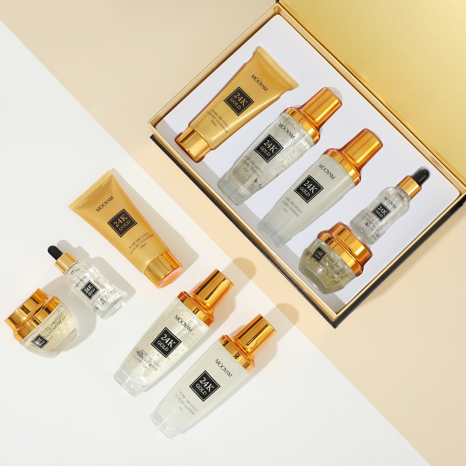 24K Gold LUXURY Moisturizin An - Luxury Skincare Kit 评论和价格