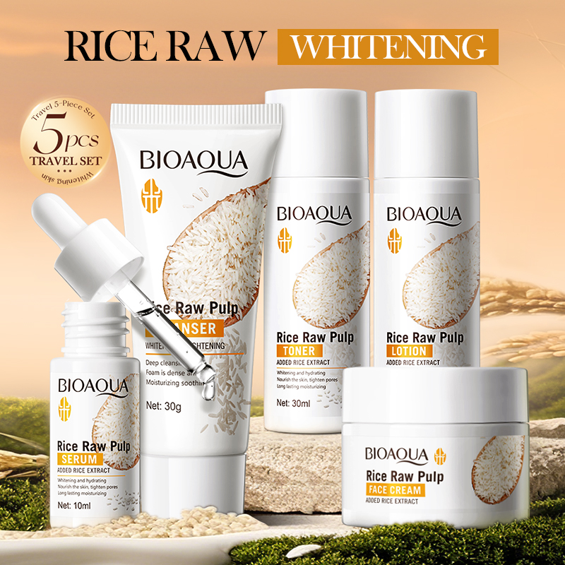 Rice Puree Skin Care Set & Soa - Luxury Skincare Kit 评论和价格